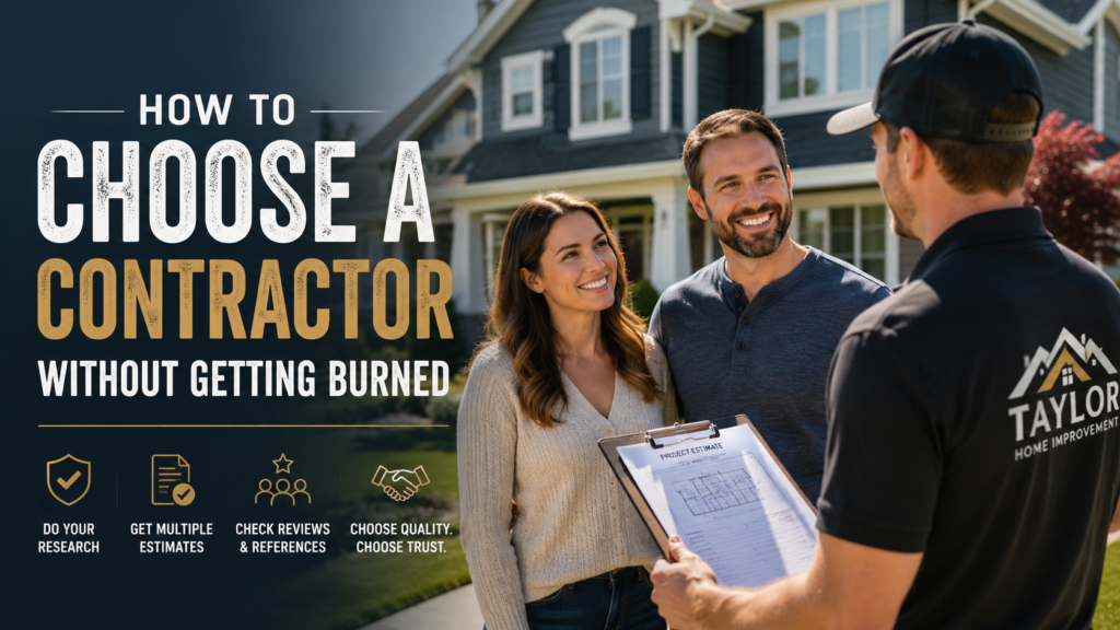 how to choose a contractor